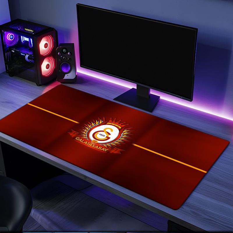 Galatasaray Fußballverein Mauspads, Gummiunterseite, Mauspads für Gamer und Bürogebrauch, Gaming-Schreibtisch, Leicht zu reinigende Matte Weihnachts-Fan-Geschenke