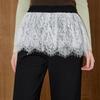 COOLHUT Women's Lace Patchwork Draped Straight Leg Pants