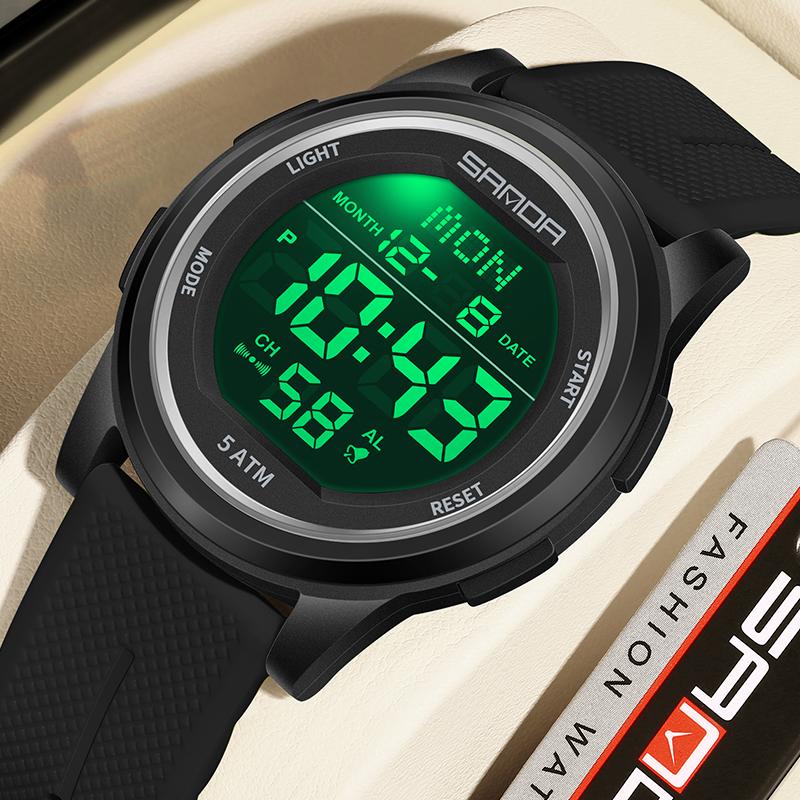 Outdoor Sport Electronic Watch Men Multifunction Watches Alarm Clock Chrono Waterproof LED Digital Watch Reloj Hombre