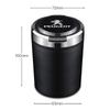 Car Portable Ashtray Cup with Lid Smell Proof Stainless Steel Led For Peugeot 407 508 2008 5008 307 308 3008 206 207 208 106 205