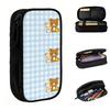 Custom R-Bear Comic Manga Pencil Cases for Boy Girl Large Capacity  Pen Bag Box School Supplies