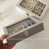 Jewelry Storage Box Earring Ring Necklace Organizers Storage Transparent Jewlery Holder Display Box for Jewelry Classification