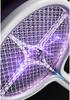 Wall-Mounted 3-in-1 Purple Light Electric Mosquito Swatter: Handheld, Electric Shock, Insect Attracting Killer Lamp
