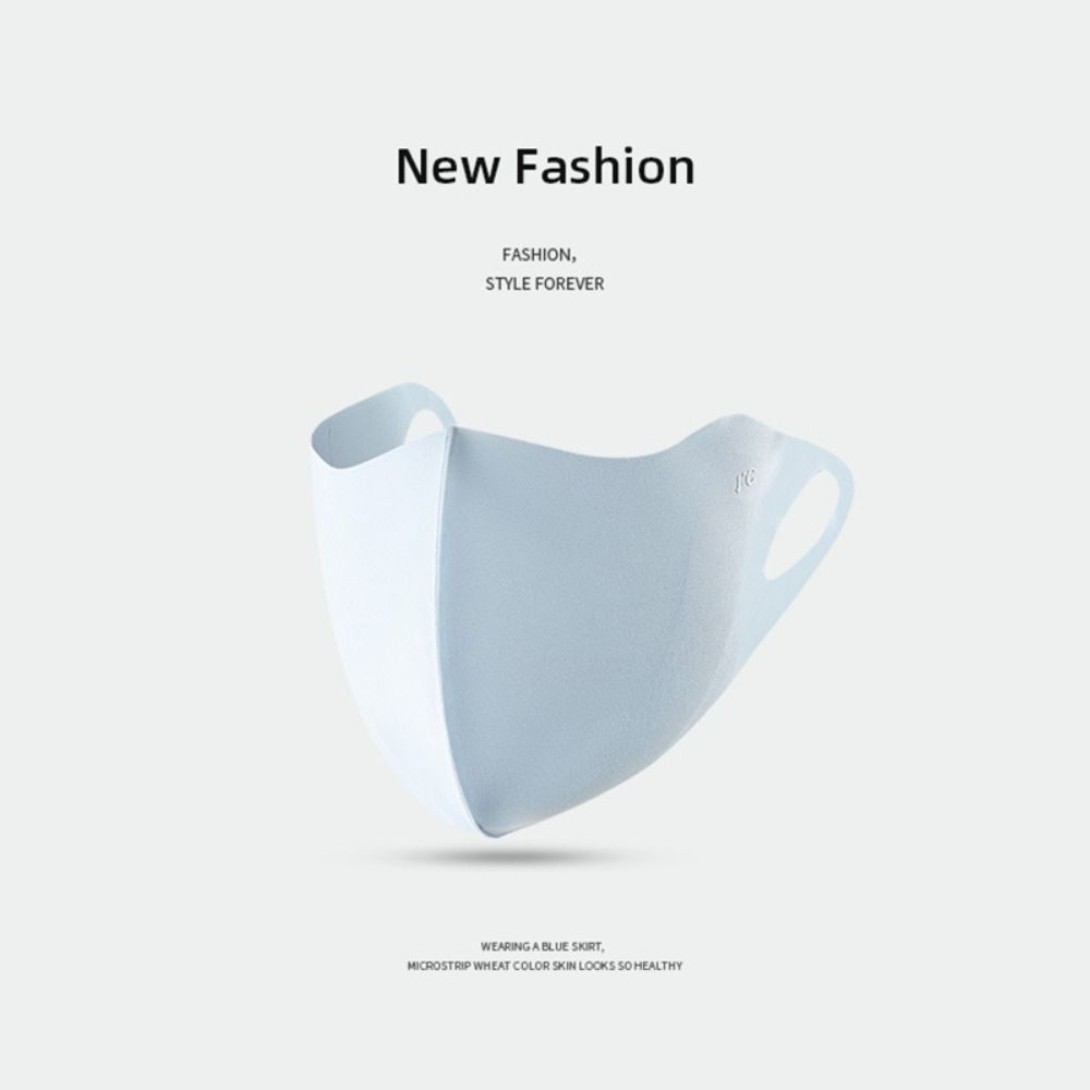 Summer Face Cover Sunscreen Face Scarf Face Gini Mask Adjustable Ice Silk Mask  Golf