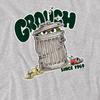 Sesame Street Unisex Adult Oscar The Grouch Heather T-Shirt