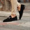Fashion Men's Beige Suede Casual Loafers Shoes Black Breathable Slip-On Flock Men Dress Shoes  Zapatos De Hombre men shoes