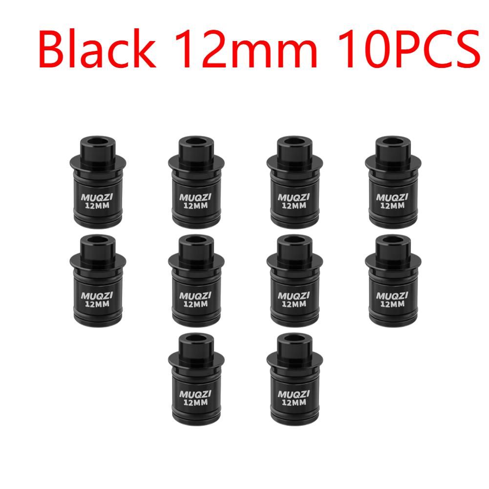 3-10PCS Aluminum Alloy Bike Hub Thru Axle Adapter Quick Release Stable Bike Hub Converter Bike Thru Axle Quick Release Adapter