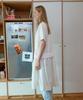 Nokeontencheu 211. Dual Fabric Dress _ White