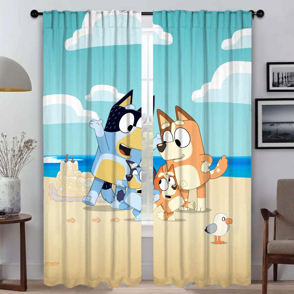 Window Curtain for Room 2 Panel B-BlueyS Tulle for Bedroom Blinds Home Interior Curtains Halloween Decoration Shades Partition