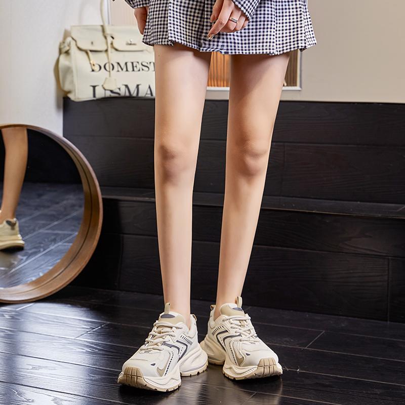 Thick Soled Women'ssneakers Shoes Breathable Running Shoes Women's Fashion Student Girls Shoes