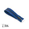 Zipper - ECLAIR - Z19 - Brass Separable - 70 Cm - Bugatti Blue