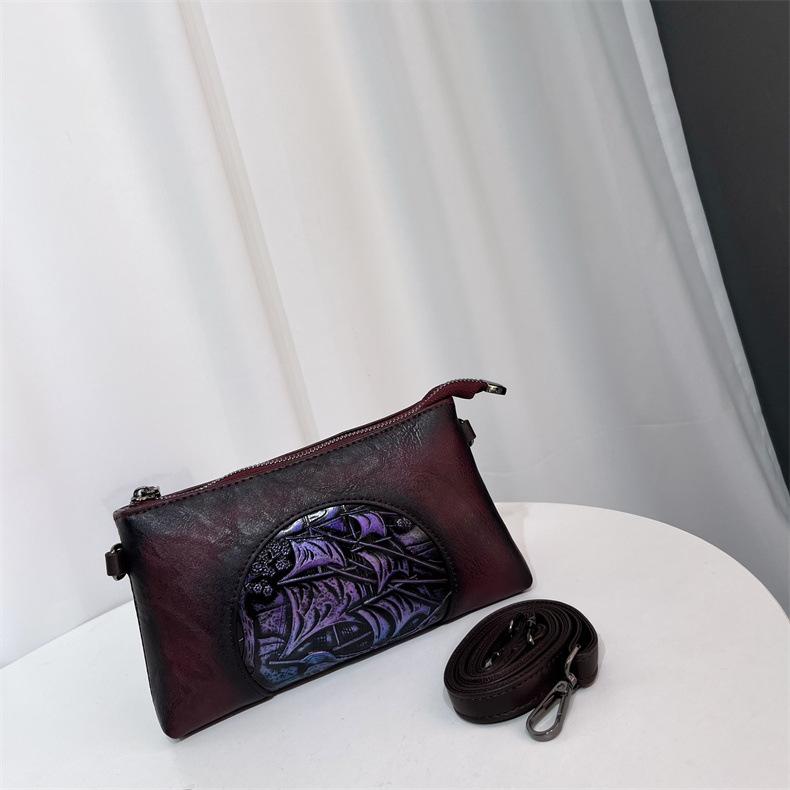 

Литературная сумка-кроссбоди на плечо в китайском стиле с тиснением, высококачественная, мягкая, прочная, модная, изысканная, легкая, для поездок на работу, для улицы