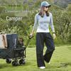 Tragbarer faltbarer Campingwagen: Leichter Handwagen für Picknick, Einkaufen & Haushalt