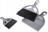 Brush with Dustpan Silver Small Set Brush Shovel