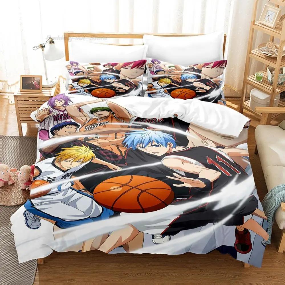 Kuroko's Basketball Bedding Set Single Twin Full Queen King Size Bed Set Aldult Kid Bedroom Duvetcover Sets 3D Print Cartoon