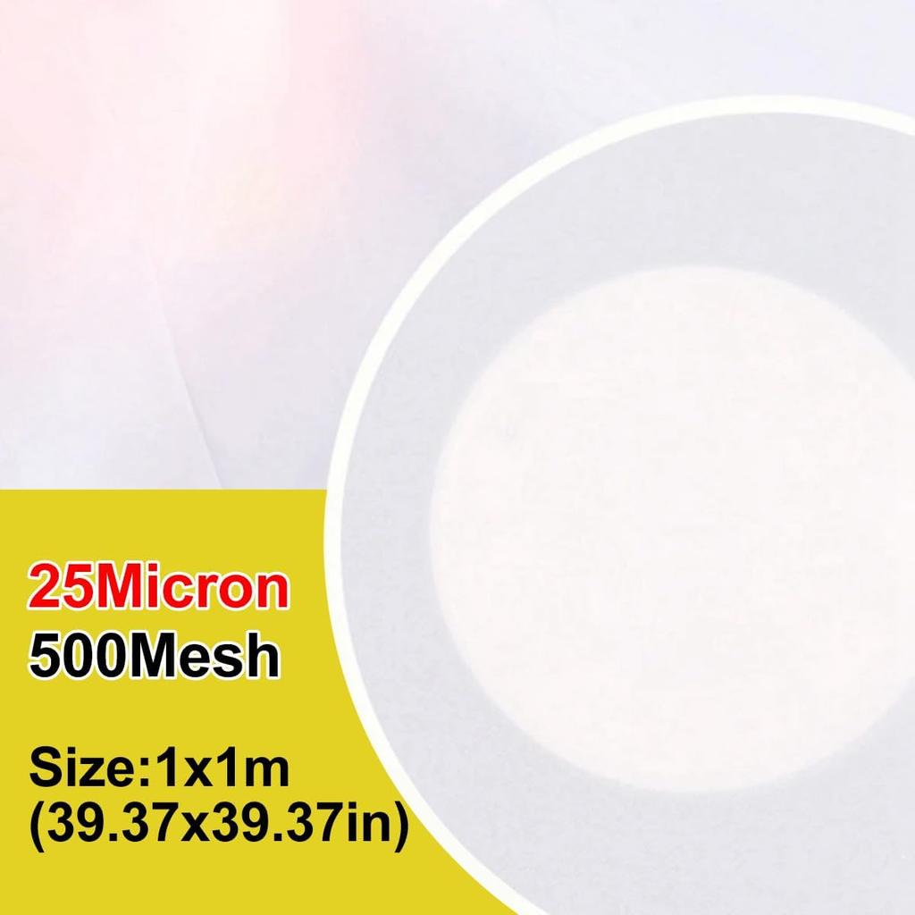 39.37x39.37 Inch 25 Micron Food Grade Nylon Filter Mesh Woven Net Fabric Filter Sheet for Home Brewing