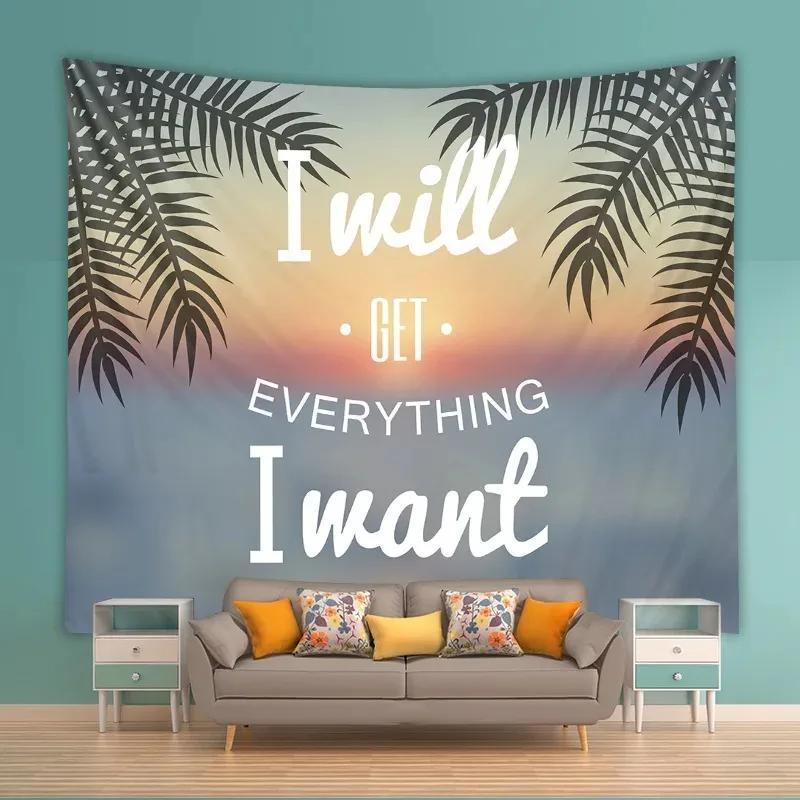 

Простой пейзаж Океан Фон Гобелен Спальня Гостиная Гобелен Украшения Дома Настенный Гобелен 100x75cm