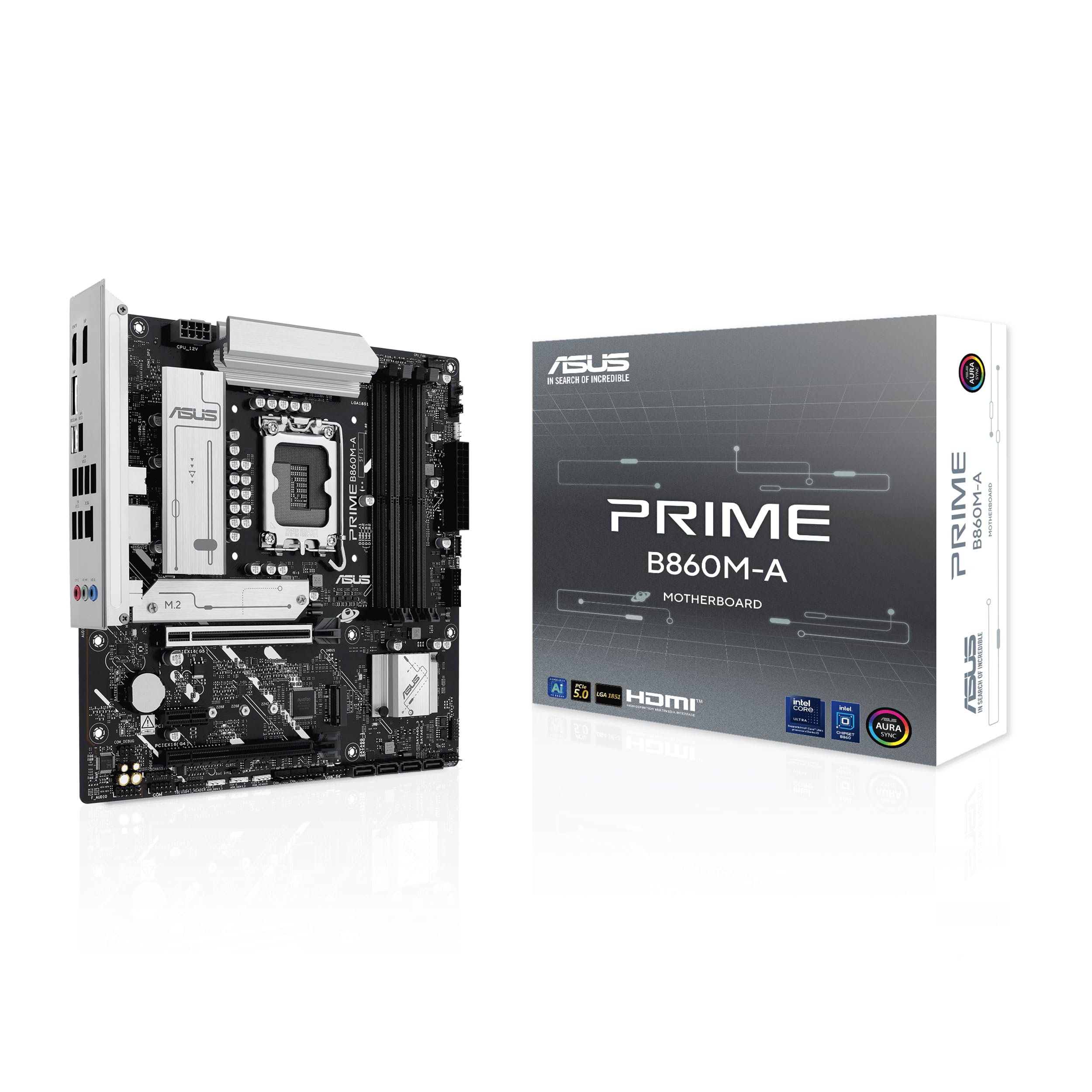 

Материнська плата ASUS з процесорами Intel Core Ultra та чіпсетом mATX, сумісна з Intel B860M-A-CSM (Серія 2) LGA1851, Процесори.