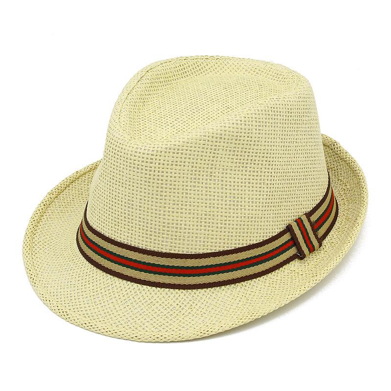 Temu Hot Sale Men's and Women's Straw Hats Dad Summer Sunscreen Top Hats Versatile Travel Beach Hats Ethnic Jazz Hats
