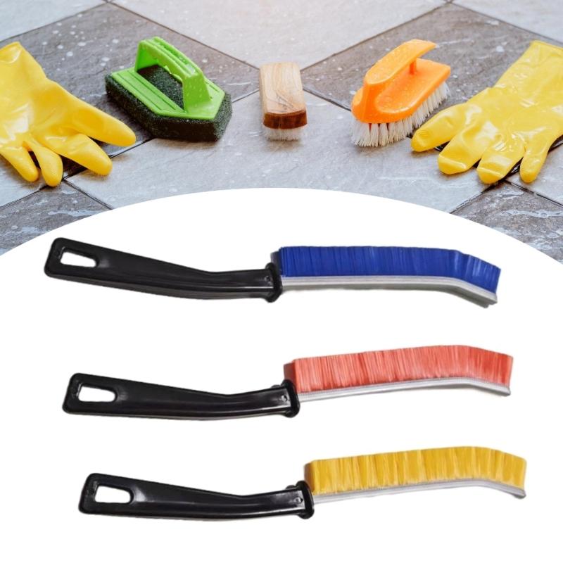 3Pcs Crevice Cleaning Brush Multifunctional Thin Brushes with Long Handle Ergonomic Quick Drying for Car Window Bathroom