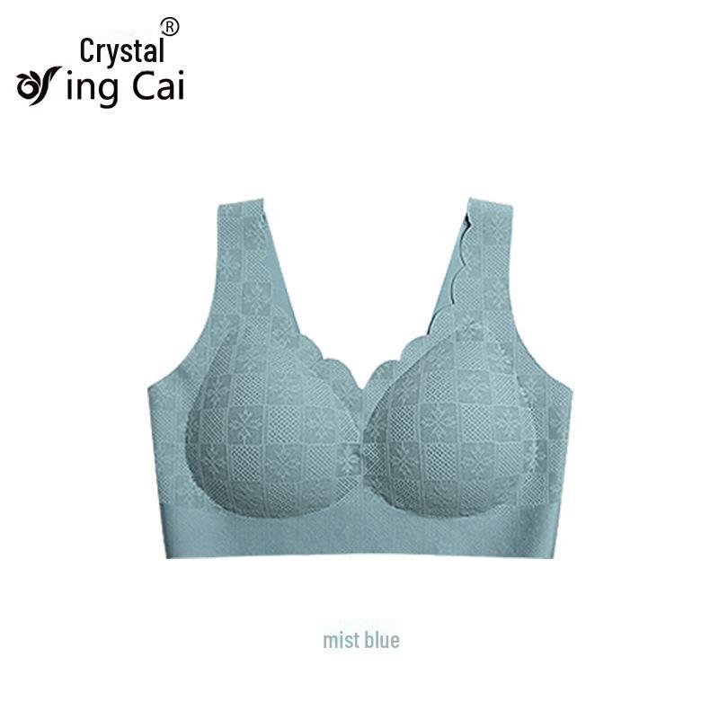 

Бесшовный кружевной спортивный бюстгальтер: Фиксированная чашка, без стального кольца, подчеркивает маленькую грудь, предотвращает провисание, с красивым дизайном спинки. 2XL (70~80 kg)