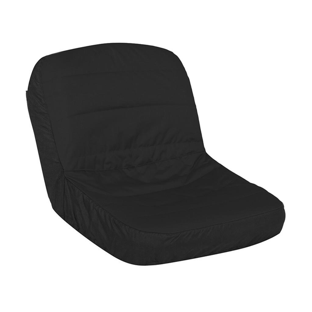 Riding Lawn Mower Seat Cover, 600D Oxford Fabric Tractor Seat Cover, Weatherproof Seat Protector with 4 Pockets, Fits