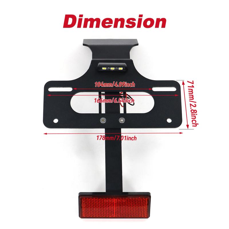 Fender Eliminator Kit Fit For HONDA CRF300L CRF300RALLY CRF300RX CRF300RL Rear License Plate Tail Frame Holder Bracket Tail Tidy