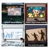 Outdoor Projector Screen Portable Polyester Projector Movie Screen Weather-Resistant Projector Movies Screens for Smartphones