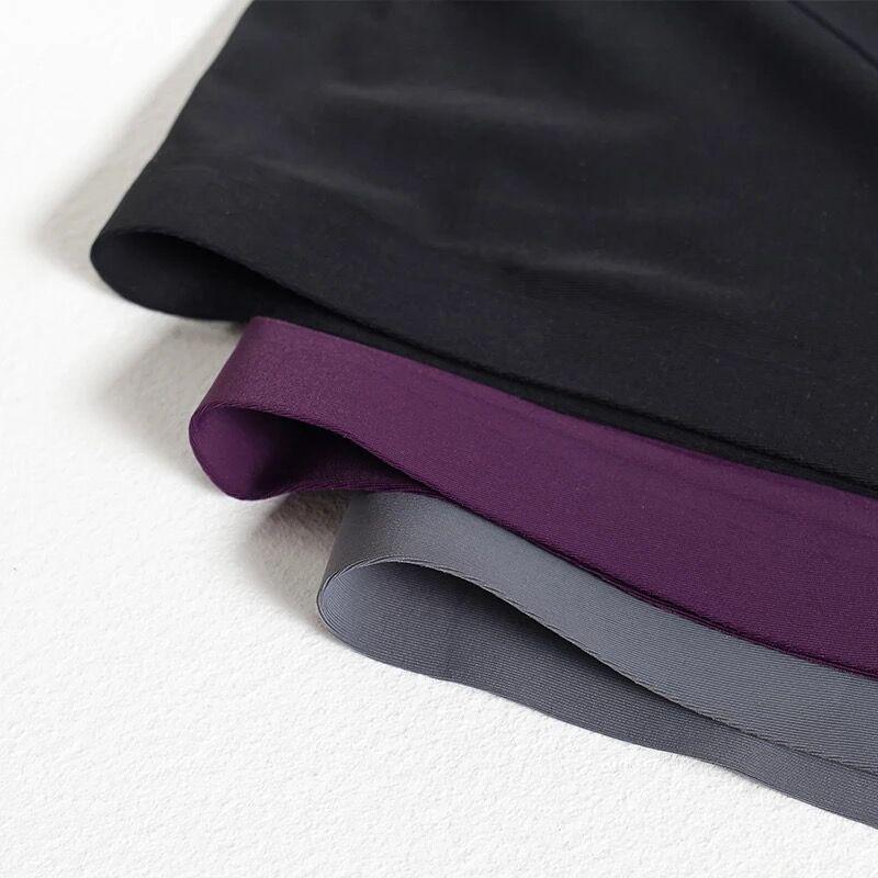 Boxer da uomo senza cuciture in seta ghiacciata - Ultraleggeri, traspiranti, sportswear alla moda