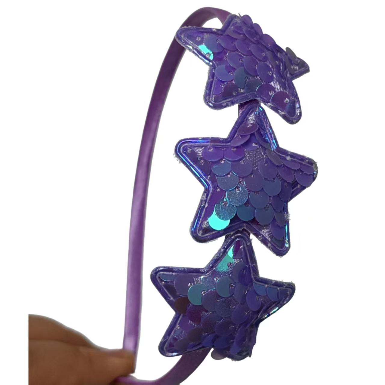 Little Girl, Children s Glitter, Star Shaped Headband, Broken Hair Headband, Baby Hair Accessory Headband