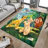 Lion Adventure Carpet For Playroom Bedroom Living Room Sofa Home Decorkids Game Area Rug Nonslip Floor Mat