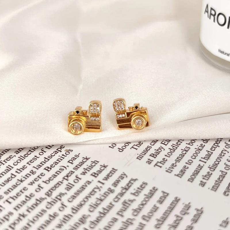 Kamera-Ohrringe mit Diamanten: Stilvoller, Luxuriöser, Innovativer Nischenschmuck