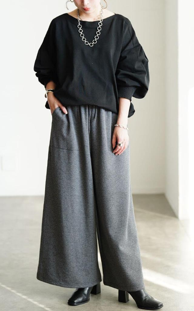 Gold Japan Plus Size Long and with Elastic Perfect for and Size Heather Charcoal Women's Pants, Wide, Fleece-Lined Waist, Fall, Winter, Spring, LL,
