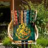 1pc Gryffindor Hufflepuff Ravenclaw Outdoor Flannel Throw Blanket All Season Soft Warmth,Home Decor 1031063
