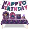 Vibrant Encanto Birthday Party Decorations Set With Backdrop Banner And Cupcake Toppers