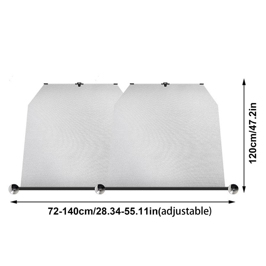 Our Car Windshield Sun Shade is Made of High-hardness Alloy and Heat-insulated Coating, Blocking