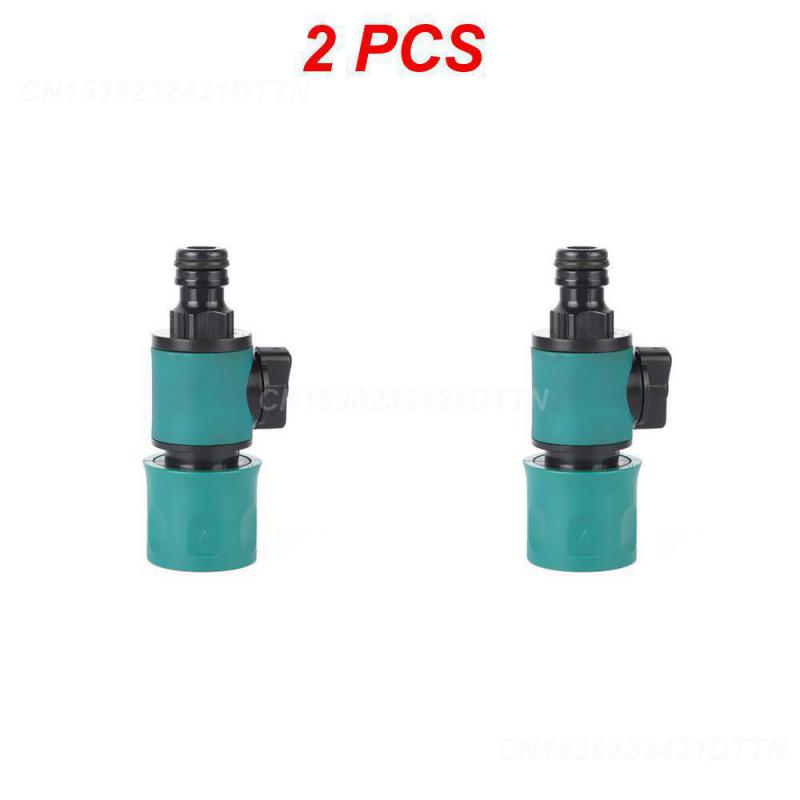 

2/3/4PCS Quick Connector With Valve Atomization New Straight-through Abs Fast Couplings Accessories Prolong Hose Fittings Switch