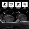 BESULEN Car Cup Holder Coaster, 2 PCS Carbon Fiber Non-Slip Embedded Coasters, Universal 2.75 Inch Cup Holder ert Coaster Pad, Sports Racing Durable