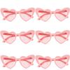 6/8pairs Vintage Heart Shaped Sunglasses Bachelorette Bride Bridesmaid glasses Wedding Bridal Shower Decor woman Hen party gifts 5