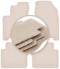PREMIUM Beige Floor Mats For: Renault Koleos I SUV 2007-2016