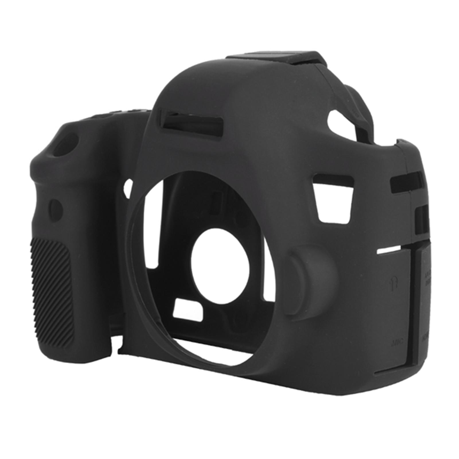 

Мягкий силиконовый чехол для камеры Защитная накладка Скин для Canon 6D (черный) чёрный