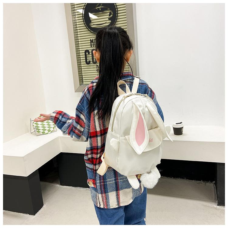 Cute Bunny Backpacks for Children School Bags for Girls Kids Backpack Kindergarten Baby Bag with Ears MIT