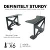 Monzlteck Under-Desk Holder Stealth Mount for PS5, Compatible with PlayStation 5 Disc & Digital Edition Consoles