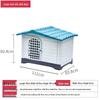 Xinding Rainproof & Windproof Outdoor Plastic Dog Kennel - Winter Dog House for Medium to Large Dogs