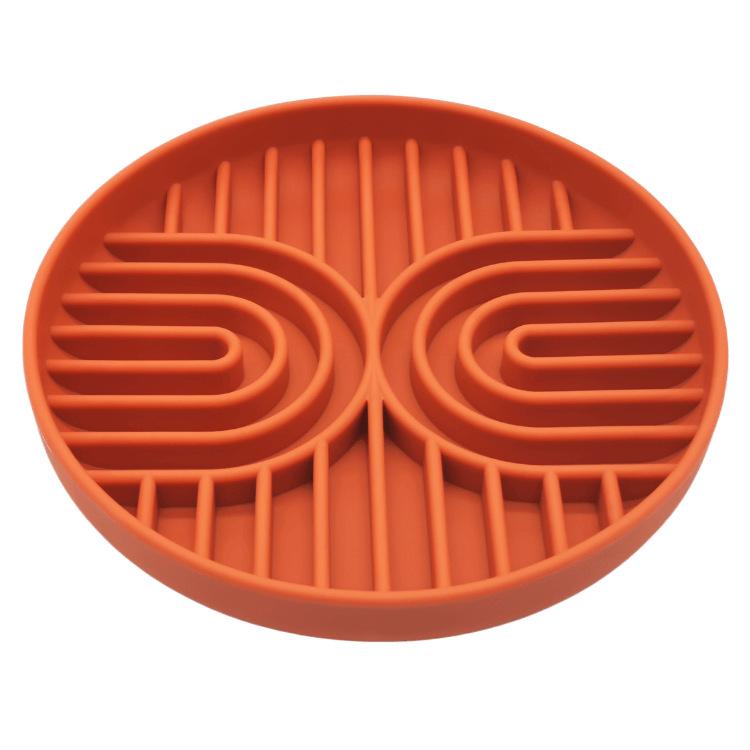 Silicone Pet Lick Mat with Suction Cups Slow Feeder Bowl for Dogs Cats Anxiety Relief Food Dispenser