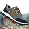 Waterproof Non-slip Men's Outdoor Hiking Shoes for Spring and Autumn. Trendy and Casual Running Sports Shoes.