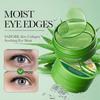 Augenpads Masken, 60 Stück Aloe Vera Augenpads, Natürliche Aloe Vera Kühlende Augenmasken Gegen Geschwollene Augen Kollagen Augenpads