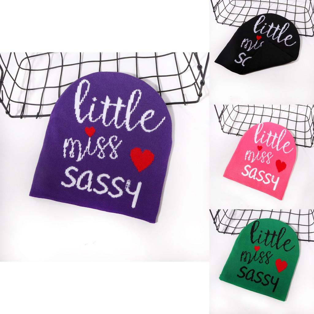 Versatile Acrylic Letter Beanie With No Brim For Casual Cold Weather Wear