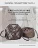 Women's Genuine Leather Woven Shoulder Bag with Magnetic Buckle