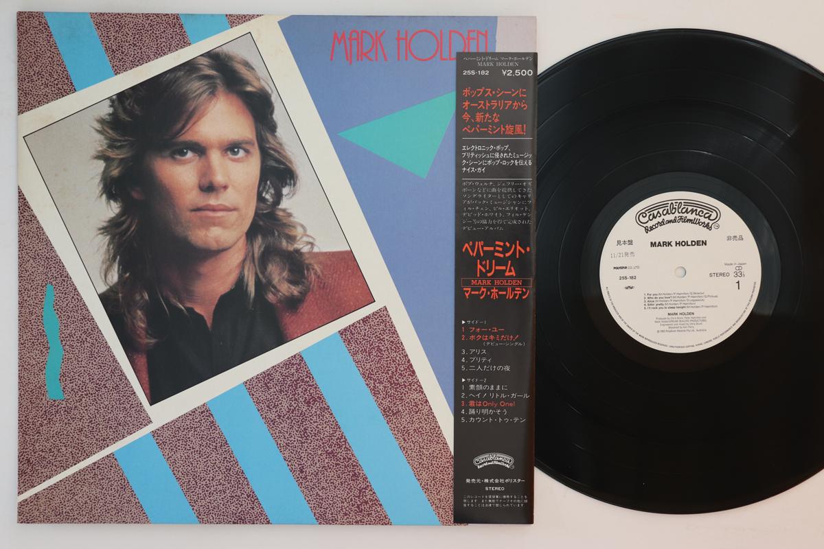 

LP Record MARK HOLDEN Mark Holden 25S182PROMO CASABLANCA 1983 Japan Obi Rock Used